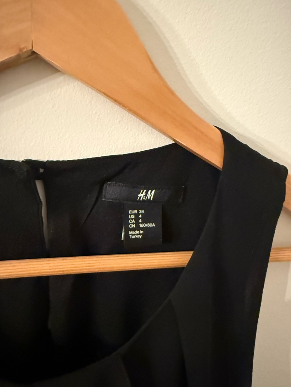 H&M Black Strapless Women's Dress